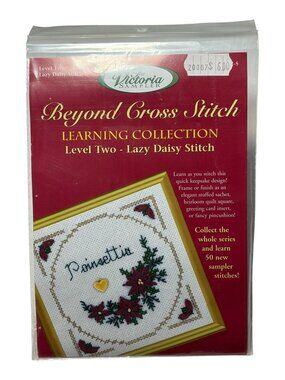 Beyond Cross Stitch Learning Collection Lazy Daisy Stitch Level Two Kit NOS 2000